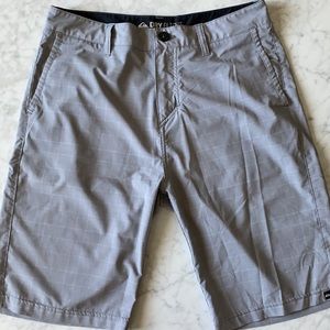 Quicksilver Dry Flight Technology Plaid Shorts 30